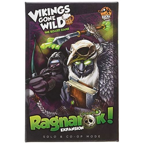 Lucky Duck Games LKY004 Vikings Gone Wild Ragnarok SoloCo-Op Expansion Board Game