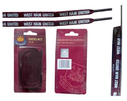 West Ham Paire de lacets West Ham Rouge 110 cm