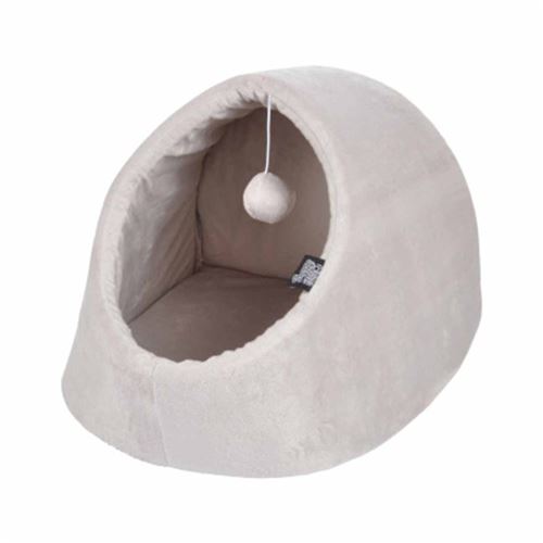 Meilleurs prix pour Niche avec Jouet pour Chat Sweet 38cm Écru