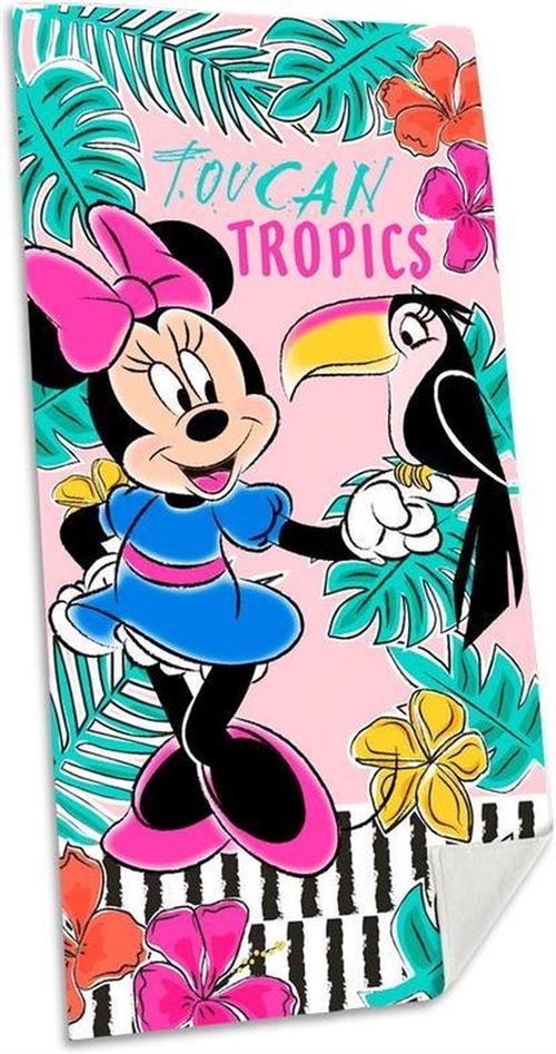 Disney serviette de plage Minnie Mouse filles 140 x 70 cm coton