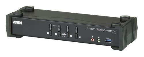 Aten CS1924 Commutateur KVM DisplayPort 4K 4 ports USB 3.0 Noir