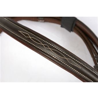 Licol Cheval Leaders En Cuir Marron | Rembourré, Quincaillerie Laiton Massif | Taille Cheval