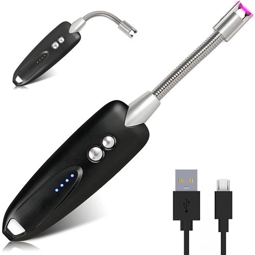 Briquet Arc Electirque - Embout Flexible - Magnétique - Rechargeable USB