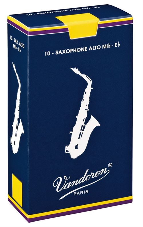 Anches de saxophone alto vandoren traditionnelles 4 - sr214