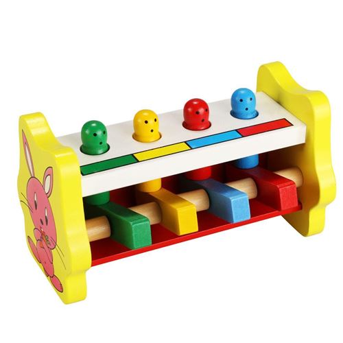 15 78 Sur Jouet De Percussion De Education Developpement Table De Frappe 1 2 Ans Pour Bebe Garcon Fille Autres Jeux De Construction Achat Prix Fnac