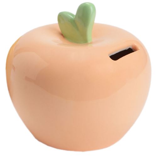 Tirelire en forme de pomme Orange