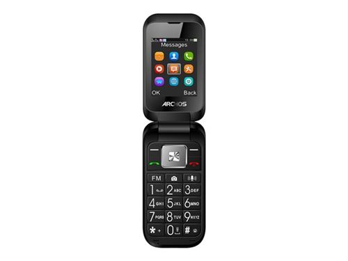Mayflash Archos Flip Phone - Téléphone De Service - Double Sim - Microsd Slot - Écran LCD - 320 X 240 Pixels - Rear Camera 0,3 Mp