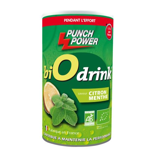 Boisson Biodrink Punch Power citron-menthe – 500g