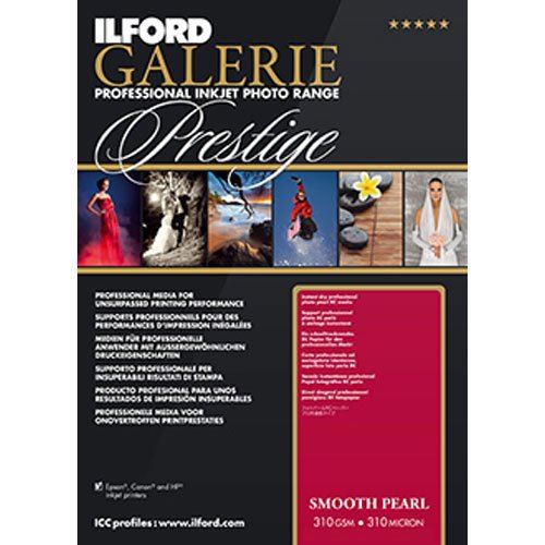 Papier Ilford Galerie Prestige Smooth Pearl 310g A3+ 25 feuilles