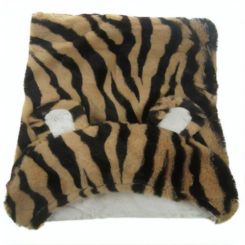Soft Touch couverture d'enveloppement tigre en peluche 76 x 102 cm marron/noir