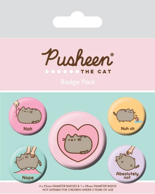 Badges Pack Pusheen Nah