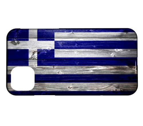 Coque rigide Compatible Pour iPhone 11 Pro Max Drapeau Grece 02