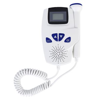 Doppler prénatal f¿tal 2.0 MHz, moniteur de rythme cardiaque pour bébé,  détecteur de fréquence cardiaque, Sonar Doppler pour femmes enceintes, pas  de Radiation, 2.5