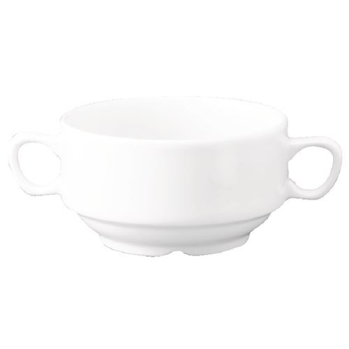 Bol à soupe à anses blanc churchill 398ml