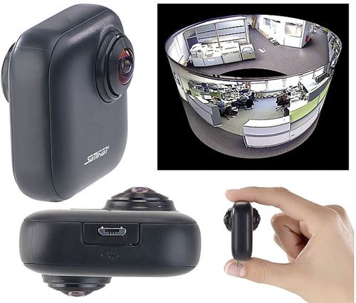 Caméra panoramique 360° / 2K pour smartphones Android OTG