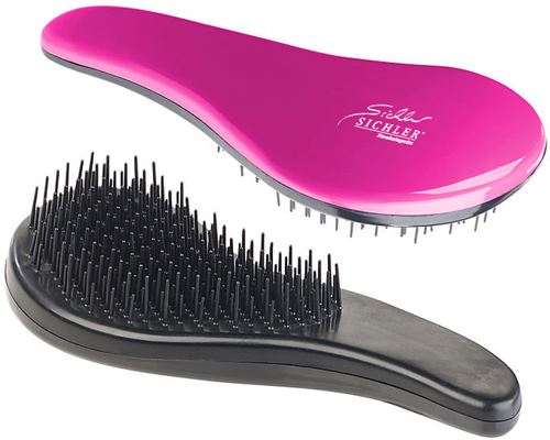 Paire de brosses démêlantes pour tous types de cheveux
