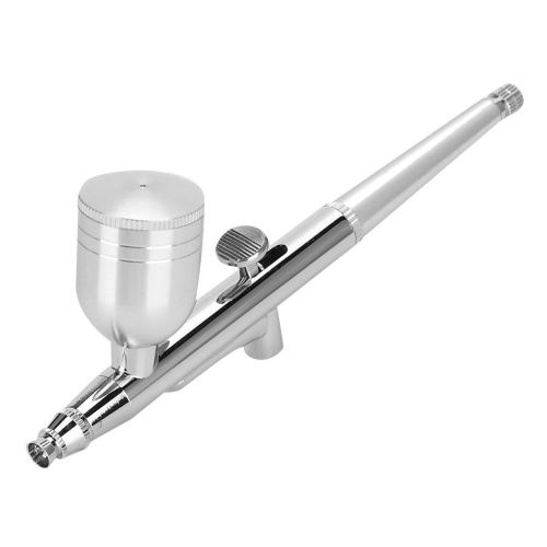 Accessoires de dispositif pistolet de pulvérisation aérographe injection oxygène pulvérisateur eau de 0.3mm Argent