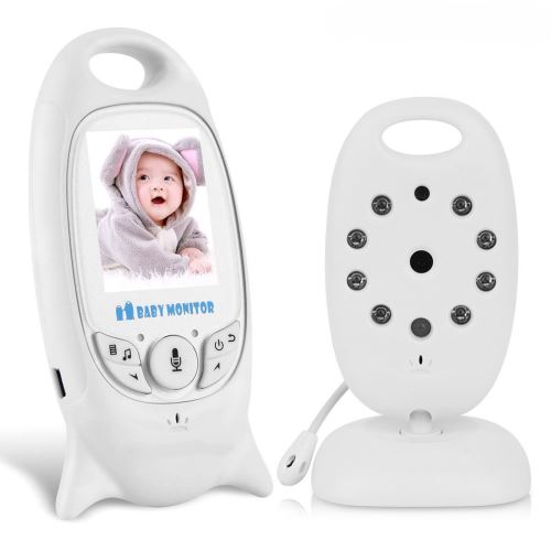 Babyphone vidéo sans fil, écran 2.0 pouces, interphone avec Vision  nocturne, caméra de sécurité, surveillance de la température, pour  nouveau-nés, nounou