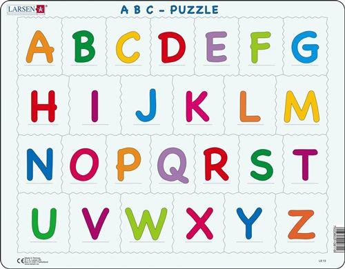 Larsen puzzle MaxiApprendre à lire l'alphabet 26 pièces
