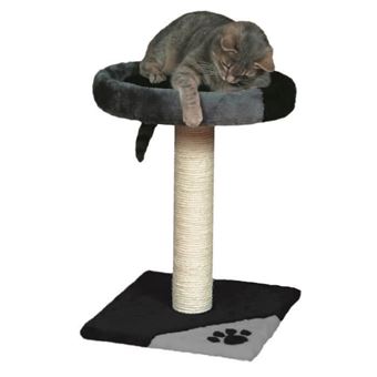 Trixie Tarifa Arbre A Chat Hauteur 52 Cm Gris Et Noir Peluche Et Sisal Naturel