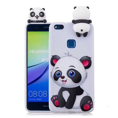 Coque en TPU adorable poupée 3d panda pour Huawei P10 Lite