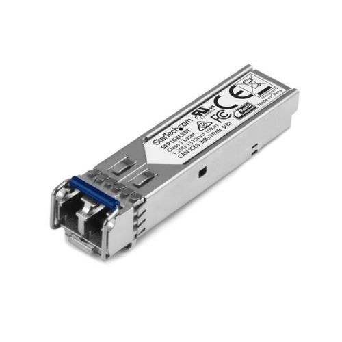 Startech.com Startech Sfp Fibre - 1000Base-Lx - Module Sfp Fibre Optique - Gigabit - Compatible Juniper Sfp-1Ge-Lx - Monomode Lc - 1310Nm - 10 Km - Module Transmetteur Sfp (Mini-Gbic) (Équivalent À : Juniper Ex-Sfp-1Ge-Lx) - 1Gbe - 1000Base-Lx - Mode Uniq
