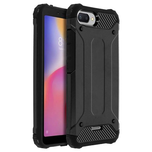 Coque Xiaomi Redmi 6A Protection Bi-Matières Antichutes (1,80m) Noir