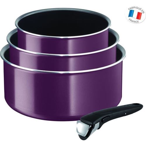 Ingenio Essential L2019102 Violet Byzantium - Set De 4 Pieces - Tous Feux Sauf Induction