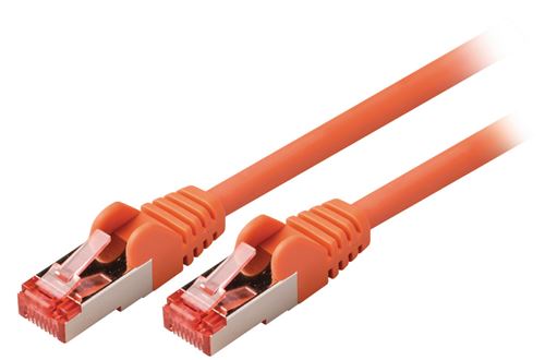Valueline VLCP85221O025 Câble de réseau Cat6 S / ftp Rj45 (8/8) Mâle - Rj45 (8/8) Mâle 0,25 M Orange