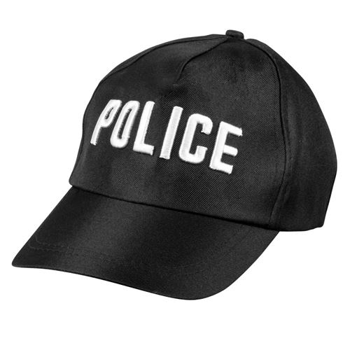 casquette police reglable