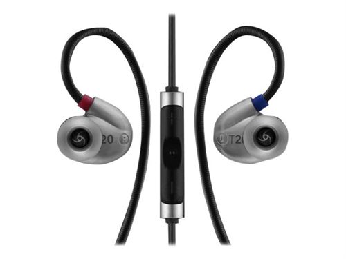 RHA  T20i - &Eacute;couteurs avec micro - intra-auriculaire - montage sur l'oreille - filaire - jack 3,5mm - isolation acoustique - noir 