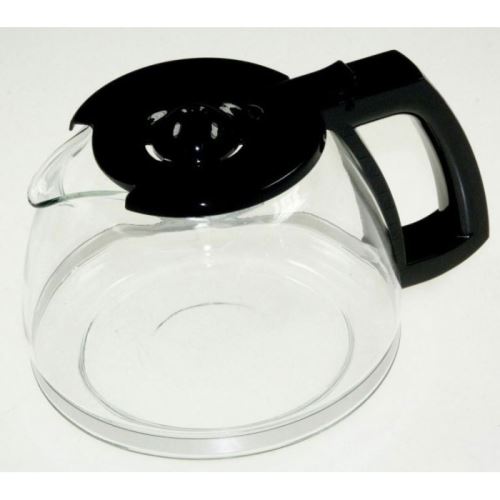 Melitta Noir Verseuse En Verre + Couvercle Pour Cafetiere
