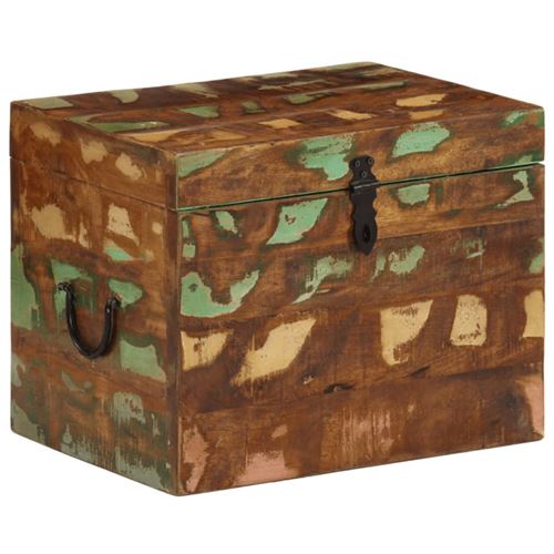 Vidaxl Boîtes De Rangement Bois De Récupération - Image 3