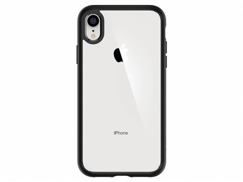 Spigen Ultra Hybrid Series - Coque de protection pour téléphone portable - polycarbonate, polyuréthanne thermoplastique (TPU) - noir mat - pour Apple iPhone XR