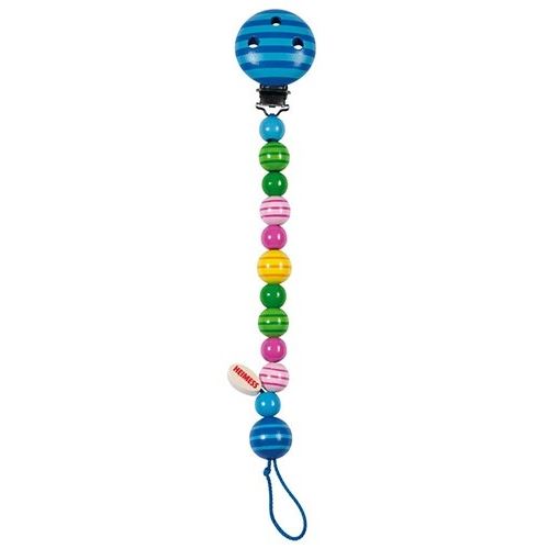 Heimess Attache-tétine RAYURES PERLES 21CM
