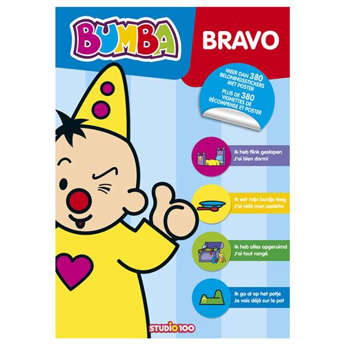 Autocollants Bumba Reward avec affiche