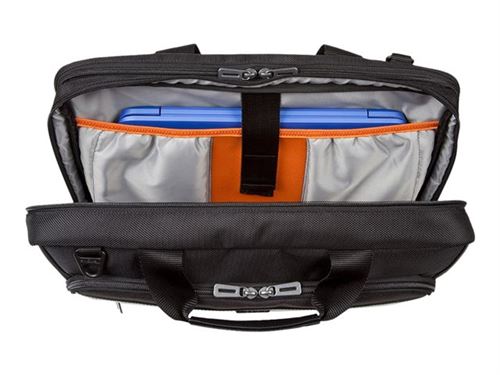 Mallette Haute Capacité CitySmart 14,15,15,6 pour Portable à Chargement par le Dessus de Targus - Noir/Gris