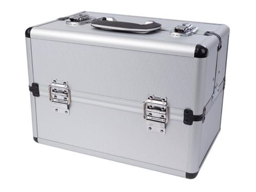 Perel - valise &agrave; outils en aluminium - 360 x 220 x 250 mm - 19,8 l