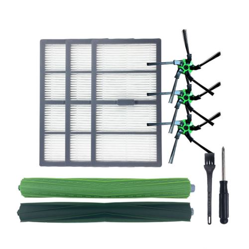 Kit Accessoires aspirateur pour irobot S9/S9+ Brosse de nettoyage vert