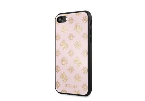Coque Guess Layer Glitter Peony pour iPhone 7/8 rose clair