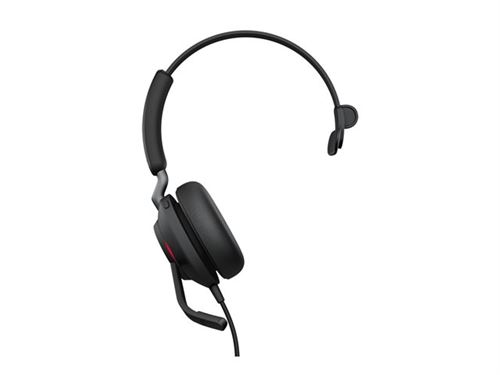 Non Communiqué Jabra Evolve2 40 Se Uc Mono - Micro-Casque - Sur-Oreille - Filaire - Usb-C - Isolation Acoustique - Optimisé Pour La Cu