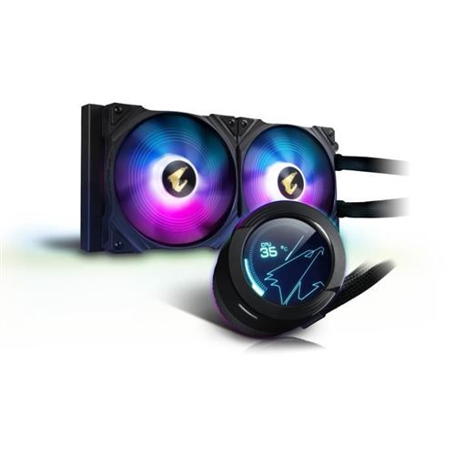 Non Communiqué Aorus Waterforce X 280 - Système De Refroidissement Liquide De Processeur - (Pour : Lga2066, Lga2011, Lga1366, Lga1150, Lga1151, Lga1155, Lga1156, Tr4, Am4, Strx4, Lga1200) - Aluminium Avec Embase En Cuivre - 140 Mm