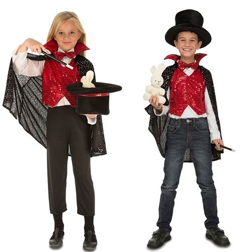 Déguisement Magicien Enfant 3/5 Ans Rouge 204133 Unimasa 3/5 ANS - 204133 Unimasa