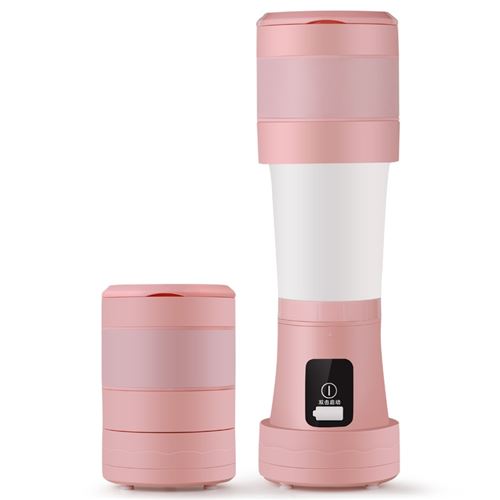 Extracteur de jus Mini portable Rose 450 ml