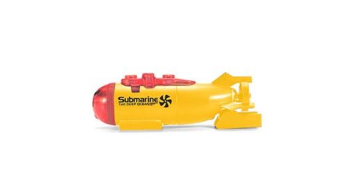 Mini sous-marins à distance télécommande led jouets colorés de l'eau bateaux plongée - jaune