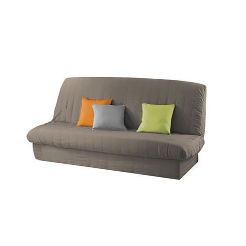 Douceur d'intérieur-Housse de clic clac + bande socle ESSENTIEL TAUPE