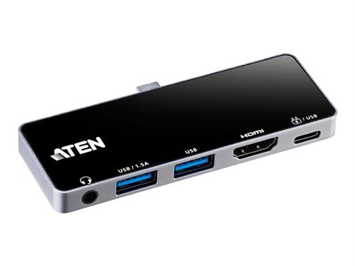 ATEN UH3238 Travel Dock - Station d'accueil - USB-C 3.2 Gen 1 / Thunderbolt 3 - HDMI