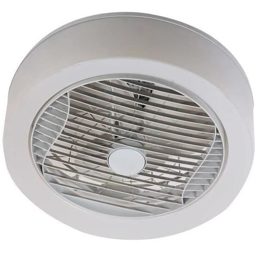 AIR-LIGHT CROWN - Ventilateur de plafond - Ø40 cm - 95 W - Avec couronne d'éclairage LED - Blanc