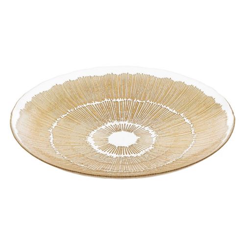 Non Communiqué Atmosphera Créateur D'intérieur - Coupelle Déco En Verre "Djina" 34Cm Or