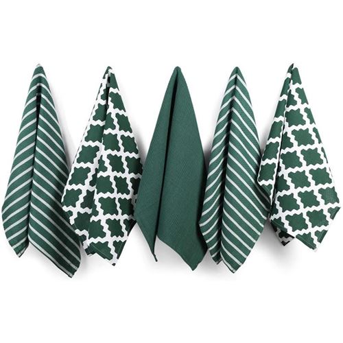 Penguin Home® Coton Torchon 5-Pièce Set, Vert